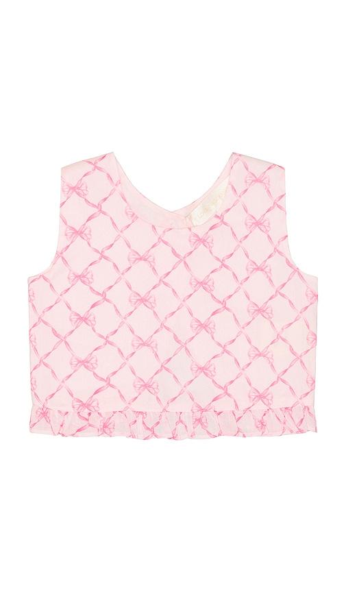 loveshackfancy baby nue top in pink.