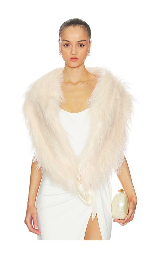 loveshackfancy charla stole in ivory.