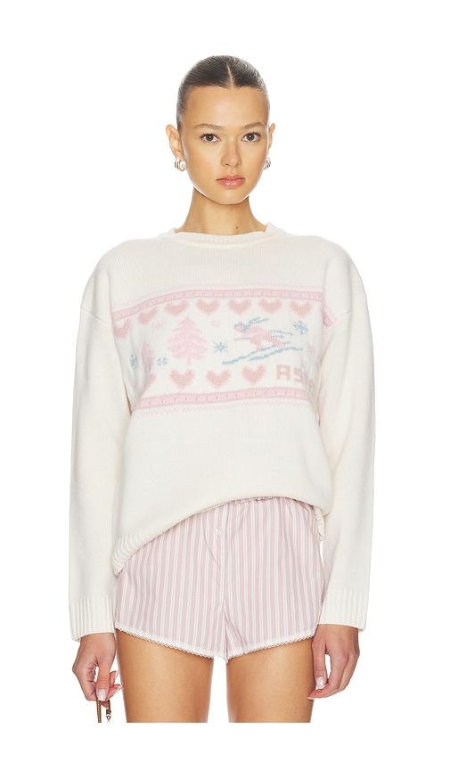 loveshackfancy francie pullover in ivory.