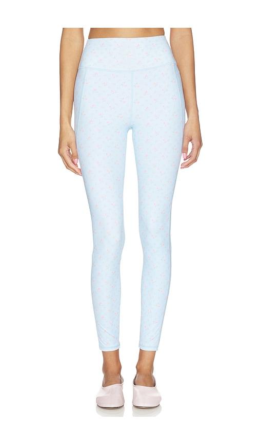 loveshackfancy highland legging in blue.
