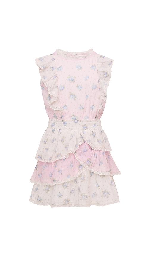 loveshackfancy kids decker dress in pink.