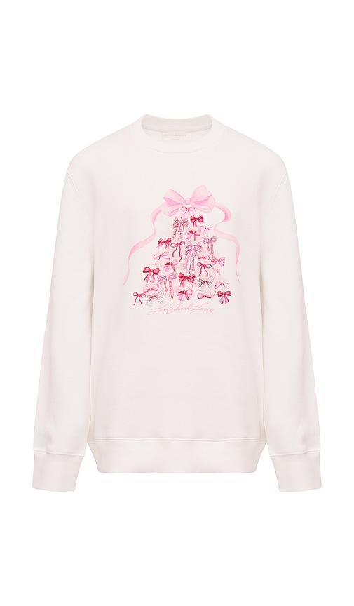 loveshackfancy kids merrily pullover in white.