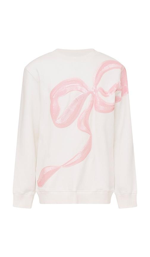 loveshackfancy kids serafina sweatshirt in blush.