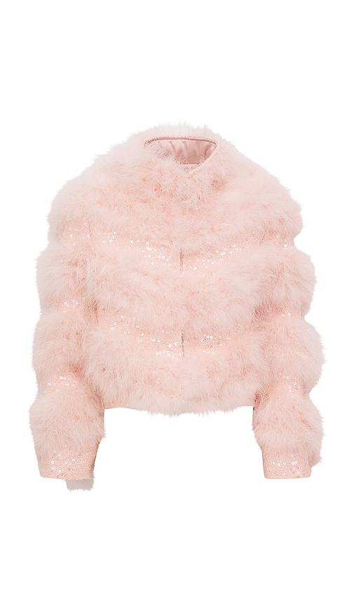 loveshackfancy kids trislyn jacket in pink.