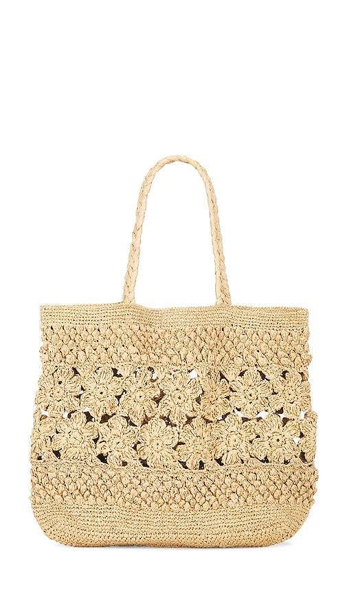 loveshackfancy large sharlo bag in neutral.