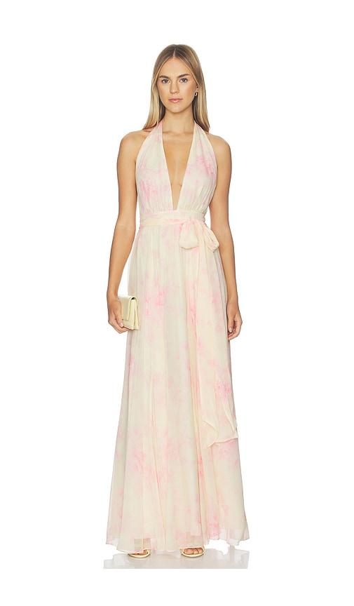 loveshackfancy lilah dress in pink.