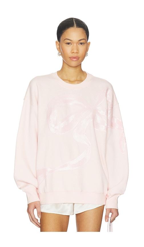 loveshackfancy palo pullover in pink.