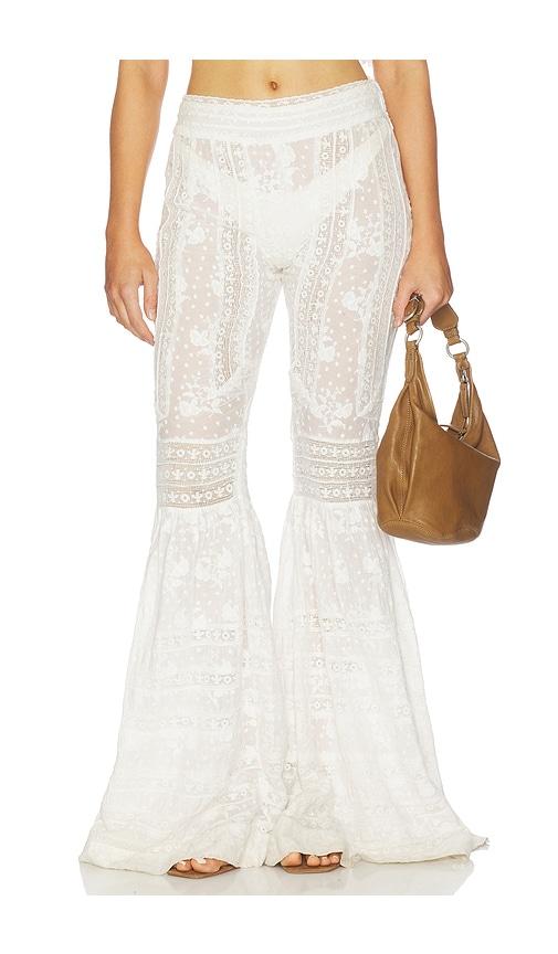 loveshackfancy tevla pant in white.