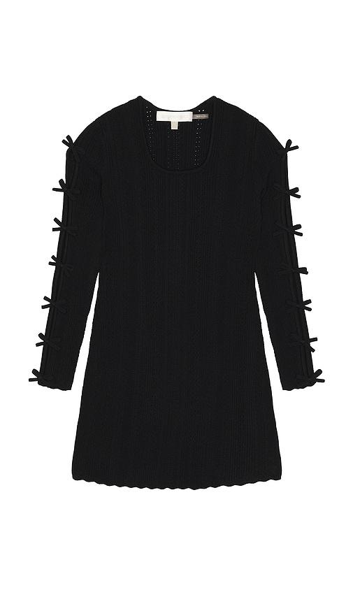 loveshackfancy tween dorinda dress in black.