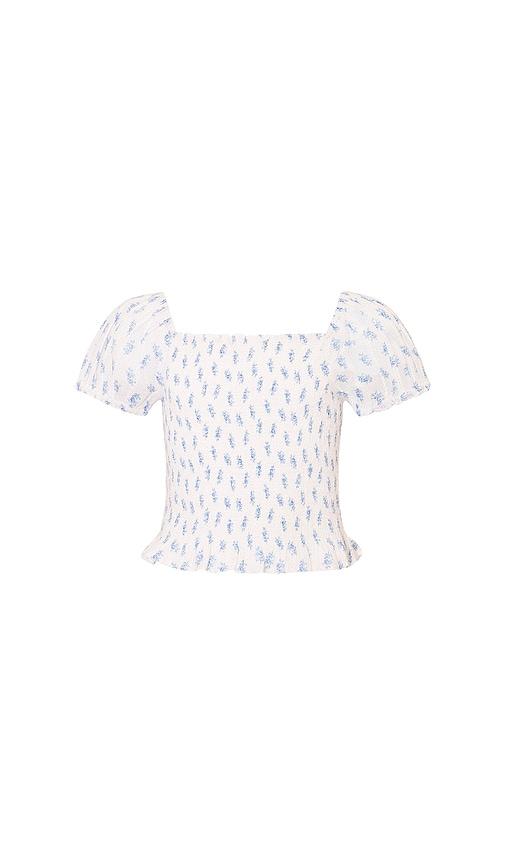 loveshackfancy tween fabielle top in white.