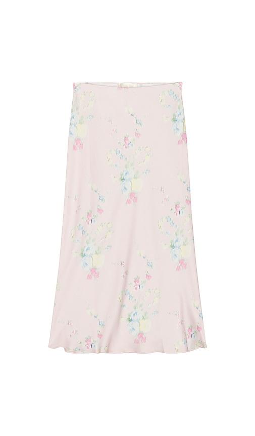 loveshackfancy tween kalo skirt in pink.