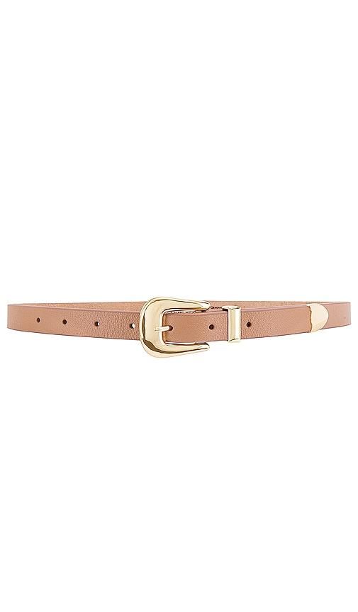 lovestrength eastwood belt in ruby tan in tan.