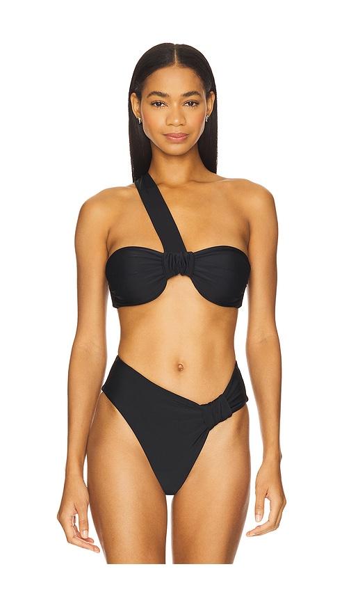 lovewave the alexi top in black.