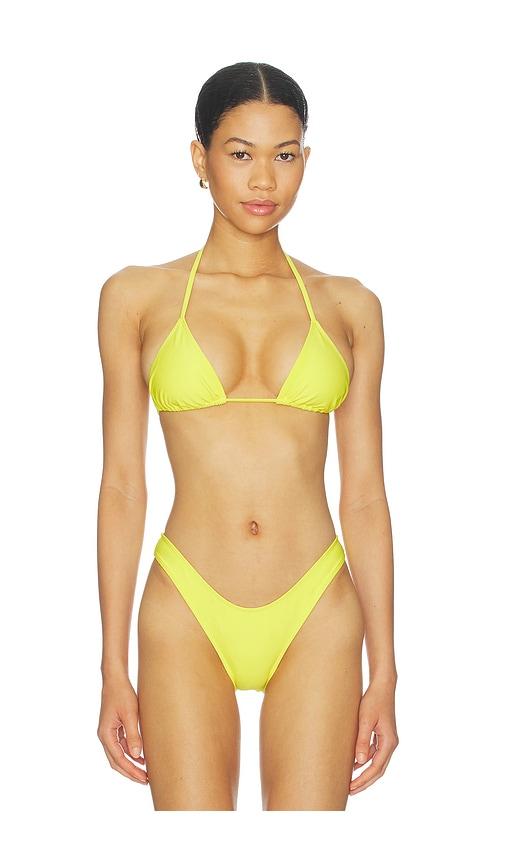lovewave the campbell top in yellow.
