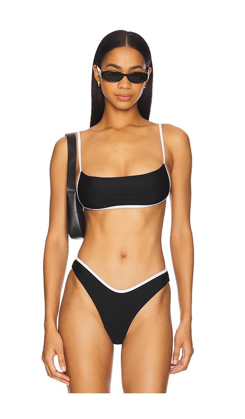 lovewave the kimi top in black.