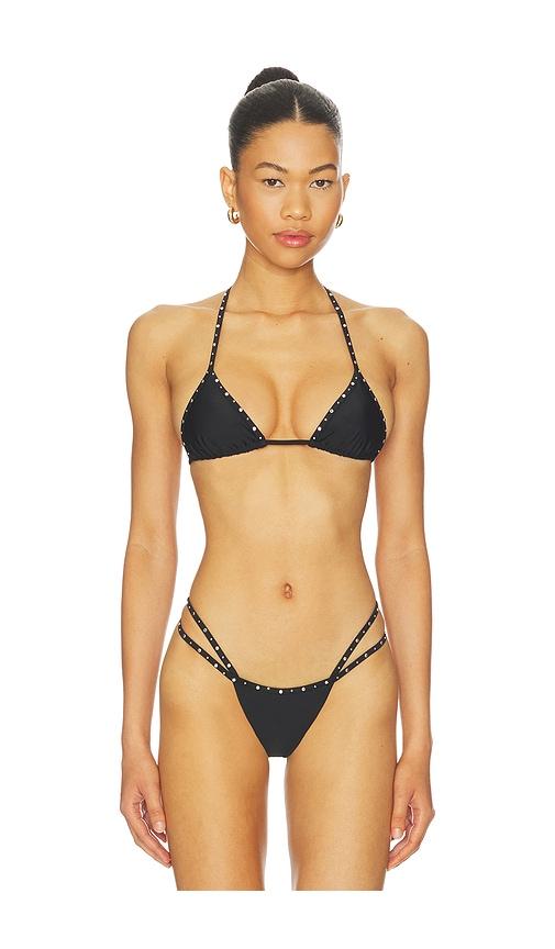 lovewave the mallorca top in black.