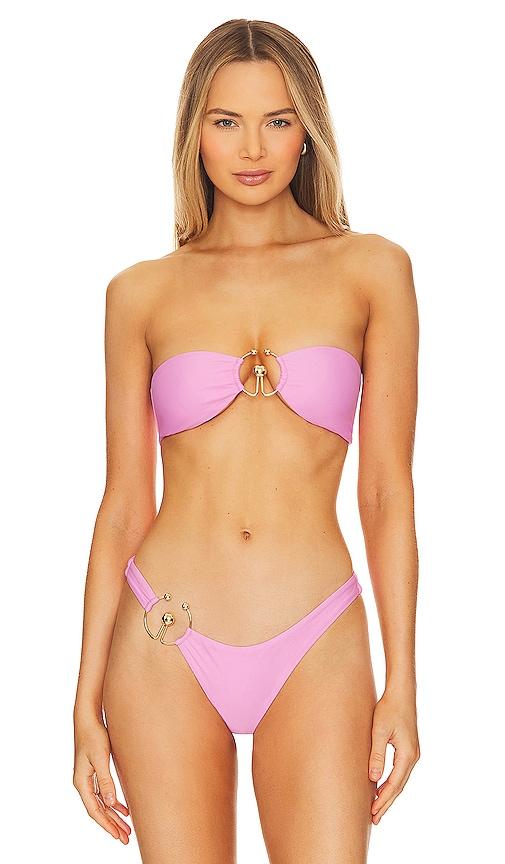 lovewave the minako top in pink.