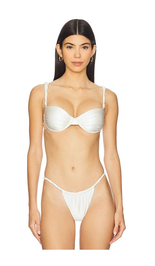 lovewave the rowena top in ivory.