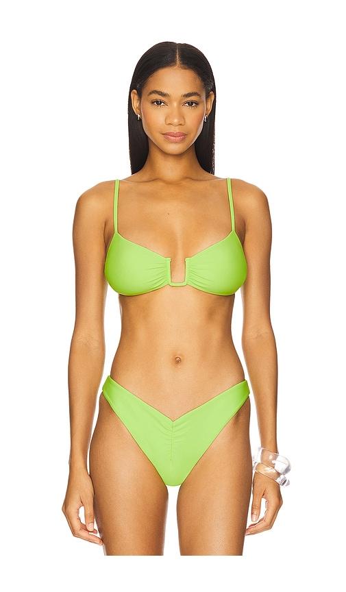 lovewave the stassi top in green.