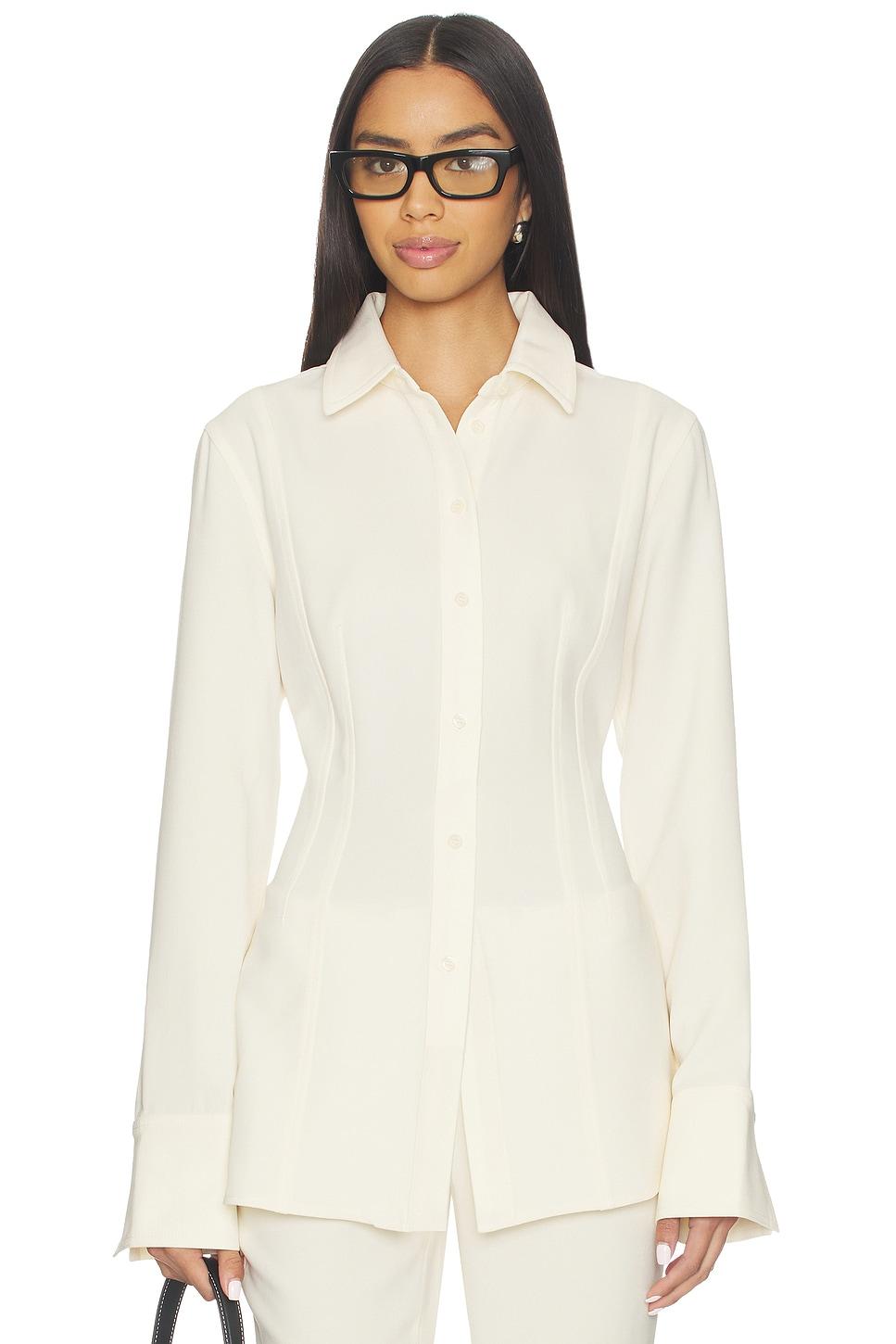 lovise polished crepe blouse