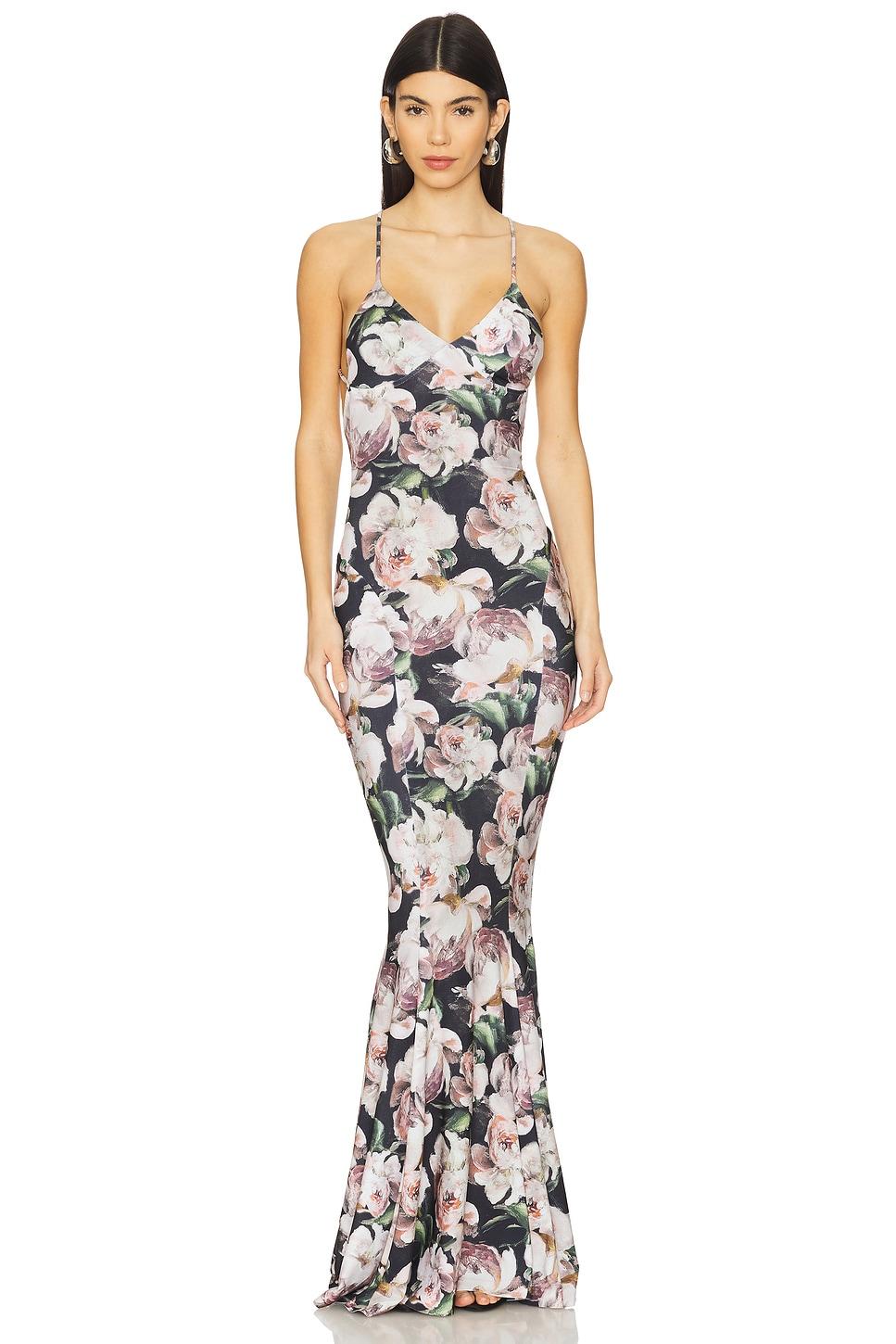 low back slip fishtail gown