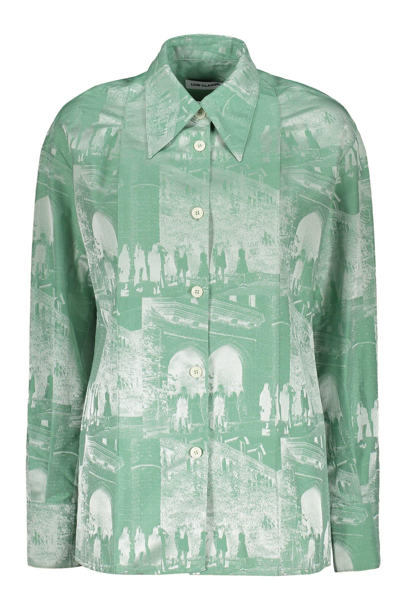 low classic jacquard shirt