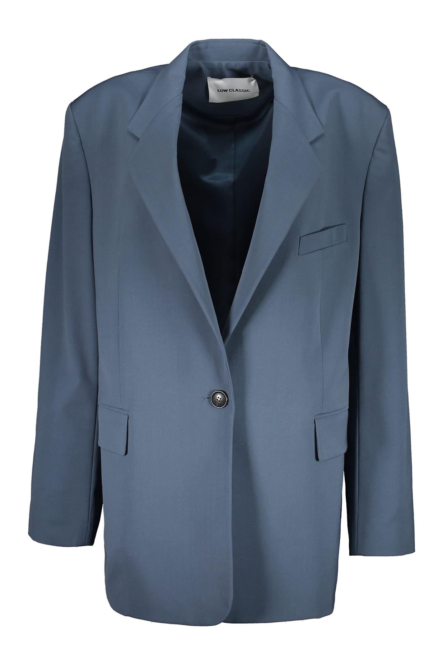low classic single-breasted blazer