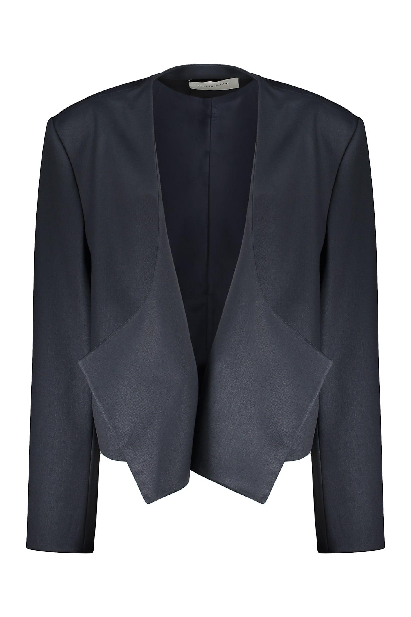 low classic wool blend blazer