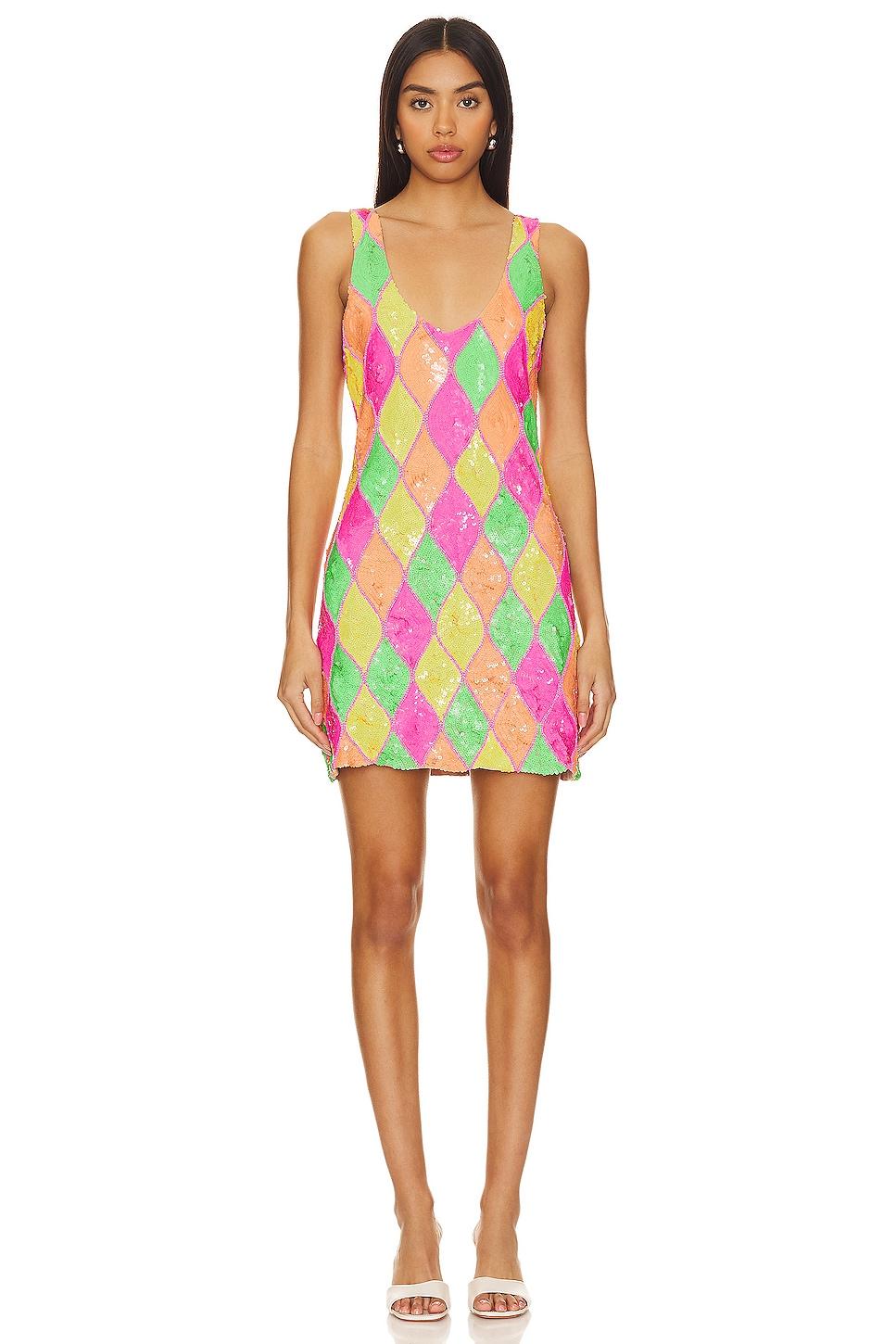 low down mini dress