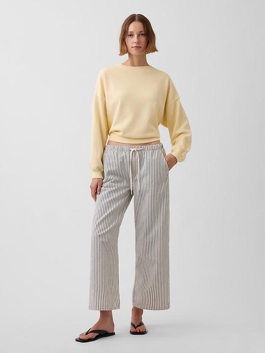 low rise '90s loose easy crop jeans