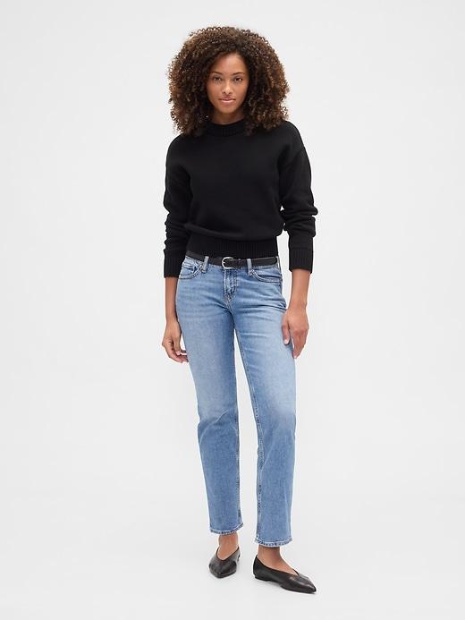 low rise '90s original straight jeans