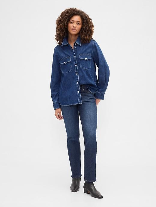 low rise '90s original straight jeans