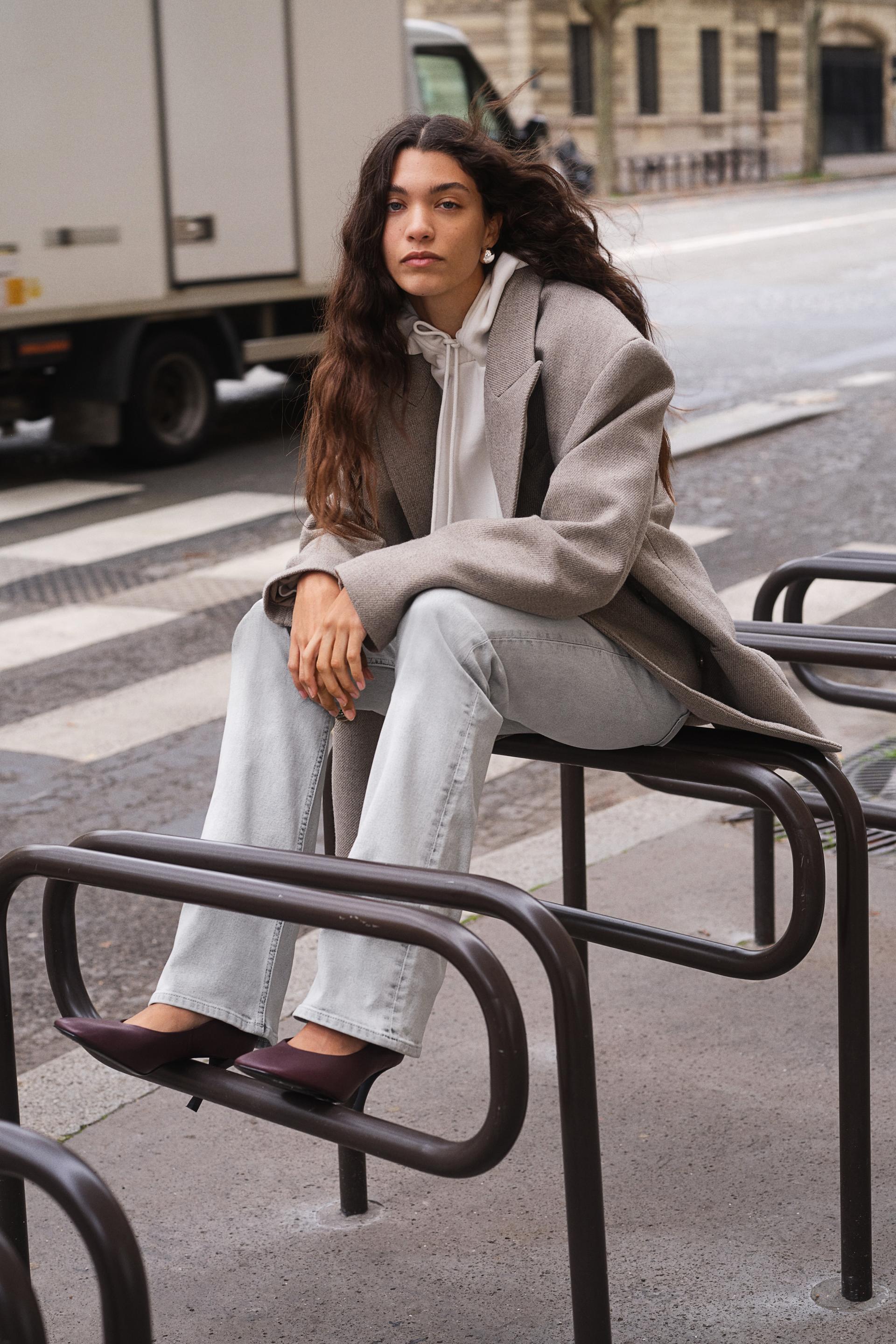 low rise flared leg jeans