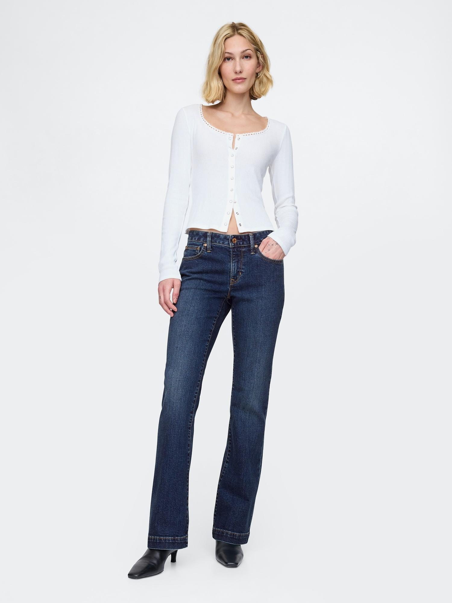 low rise long & lean jeans