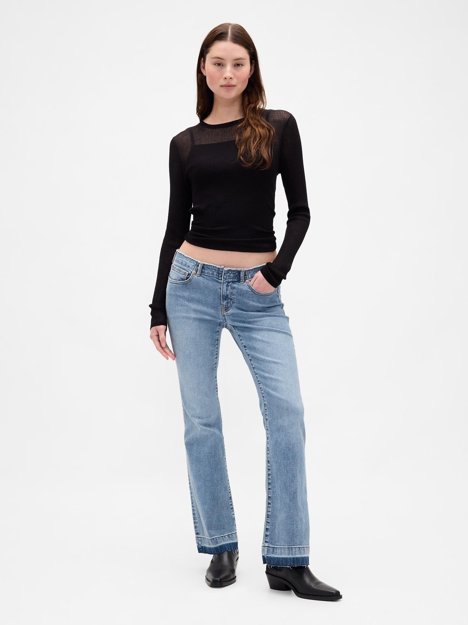 low rise long & lean jeans