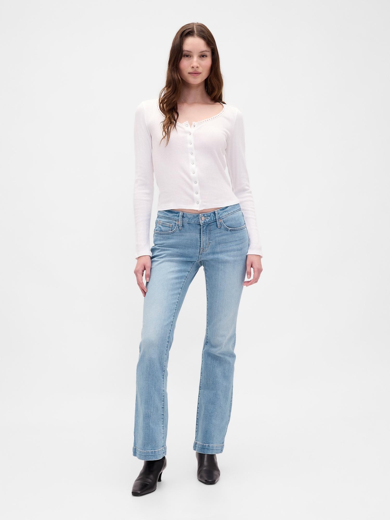 low rise long & lean jeans