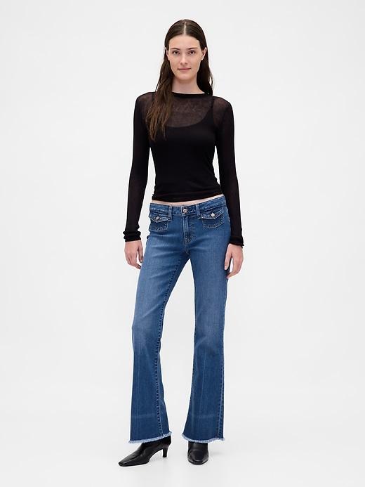 low rise long & lean jeans