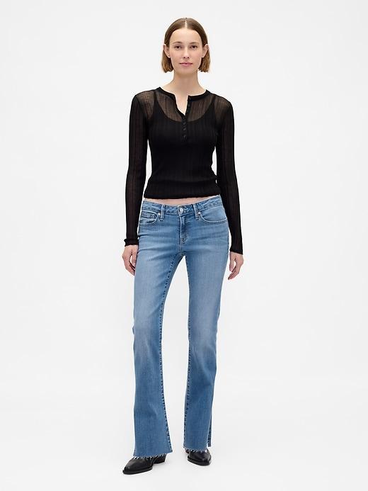 low rise long & lean jeans