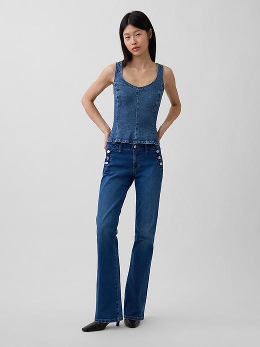 low rise long & lean jeans