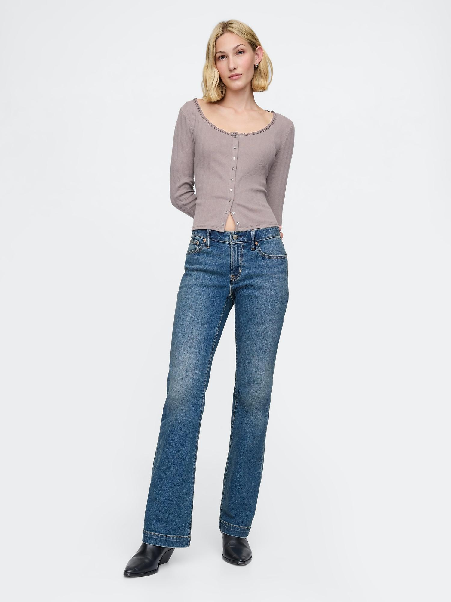 low rise long & lean jeans