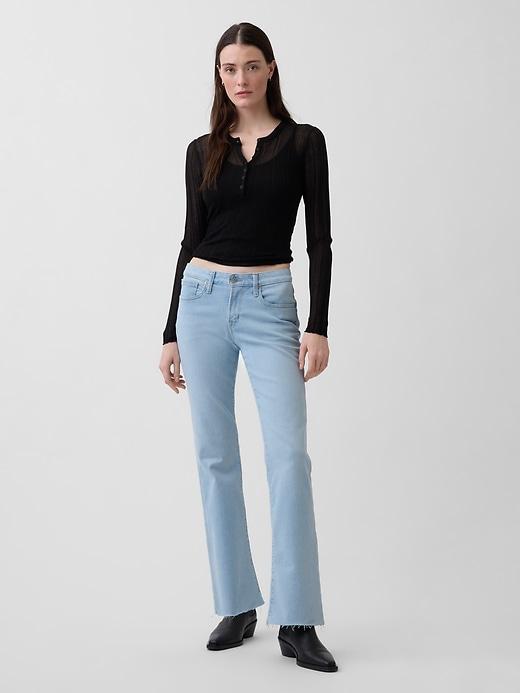 low rise long & lean jeans