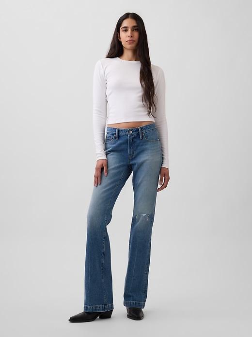 low rise long & lean jeans