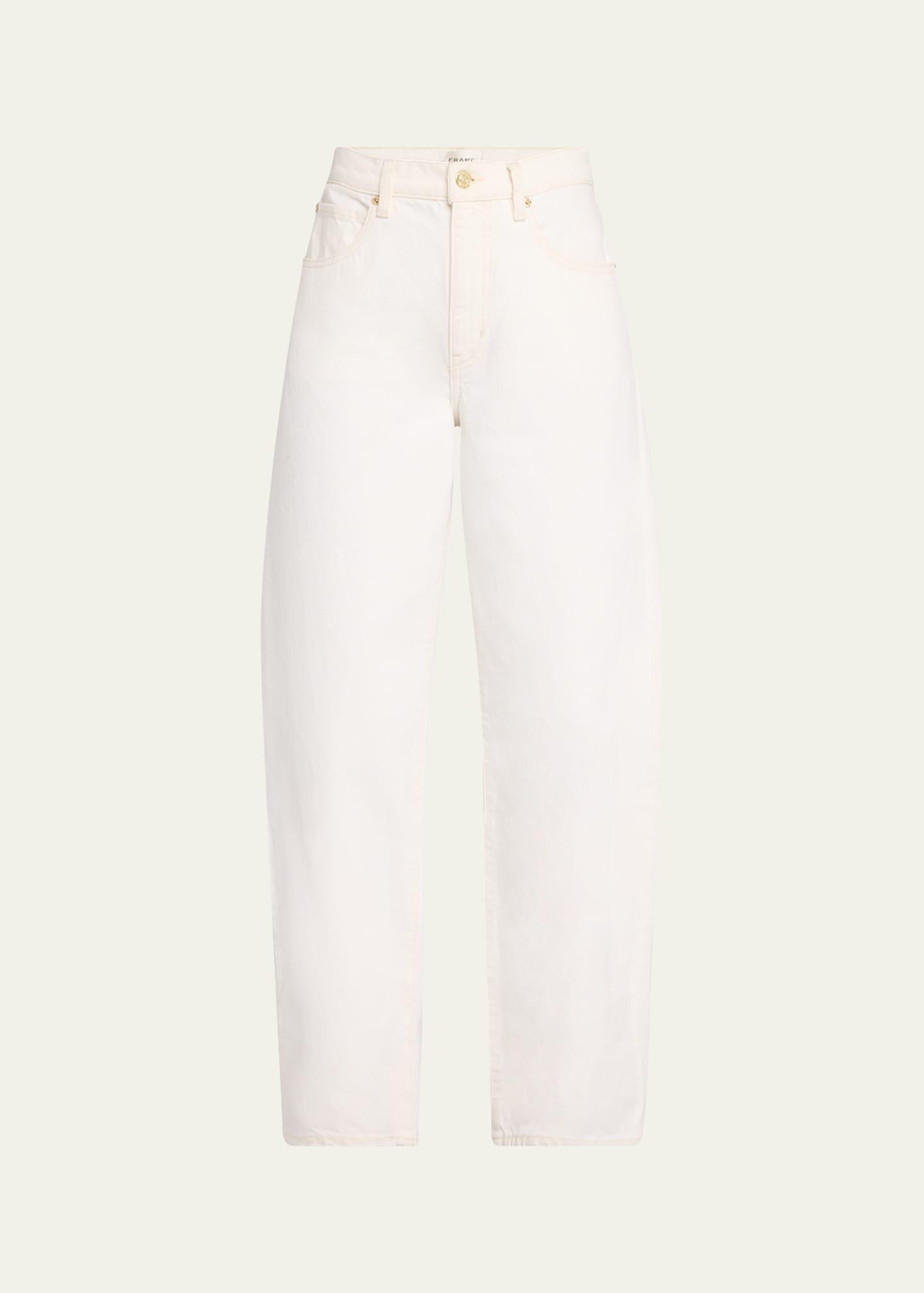 low slung barrel jeans