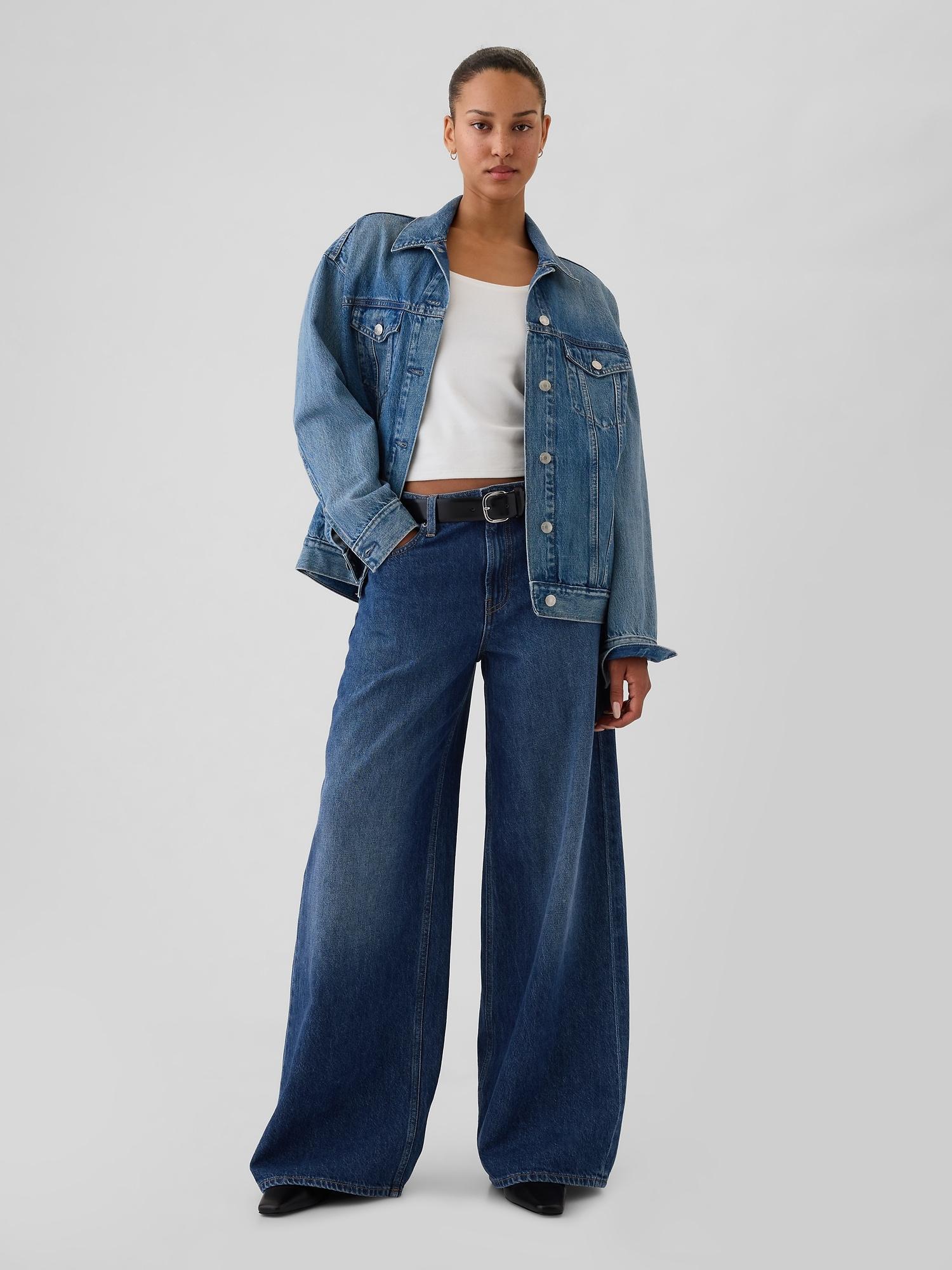 low slung extra baggy jeans