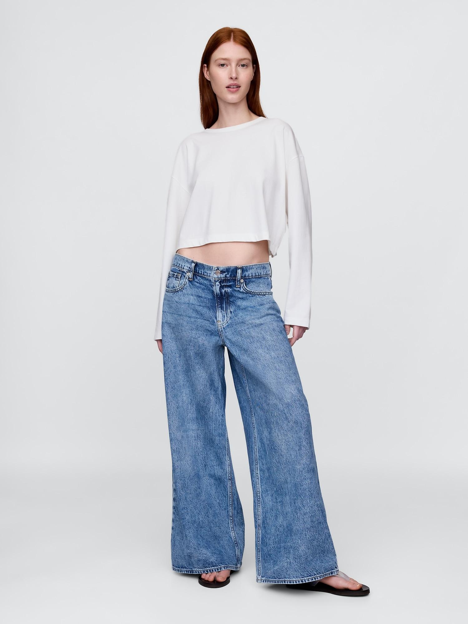 low slung extra baggy jeans
