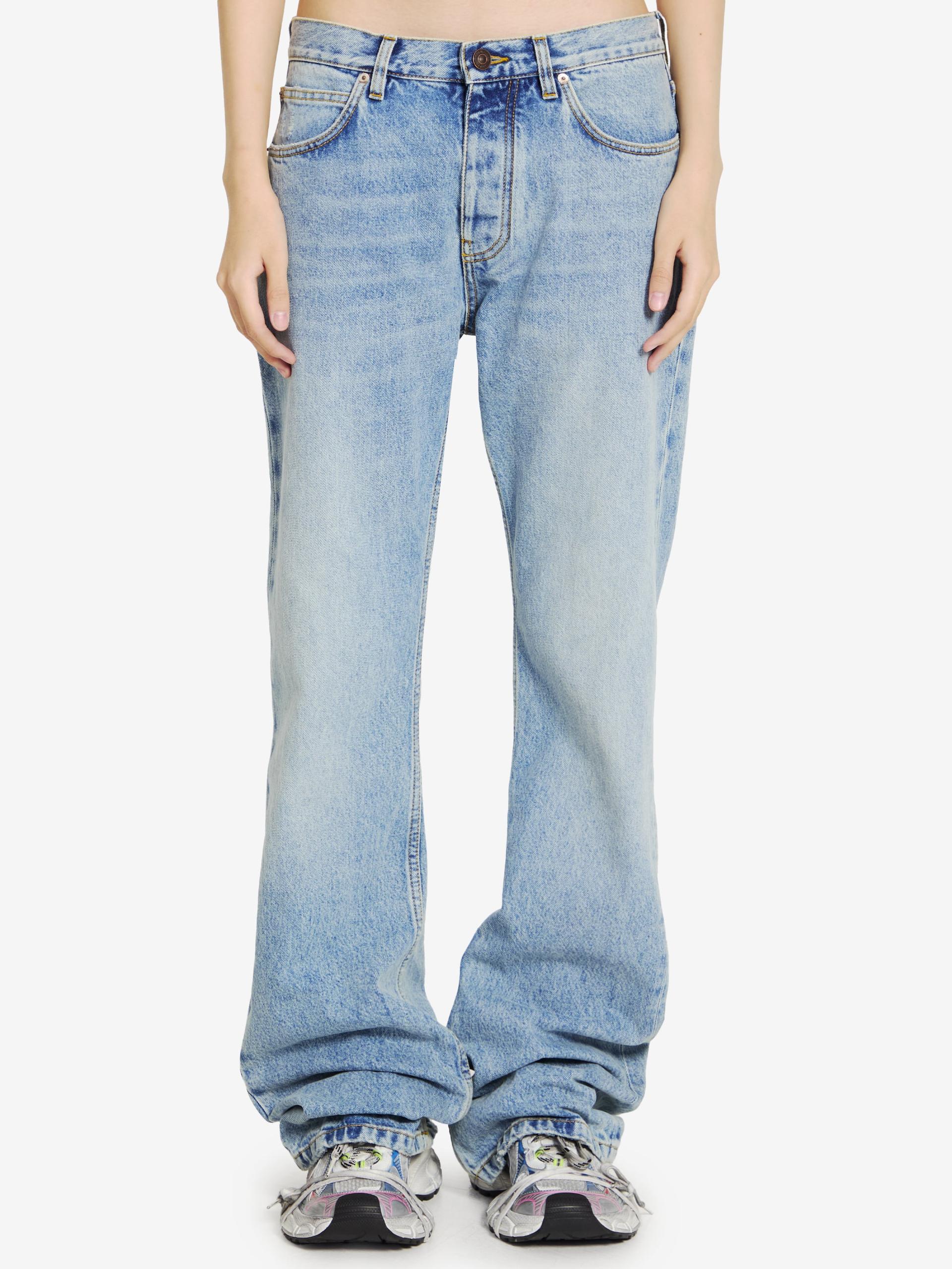 low waist straight jeans