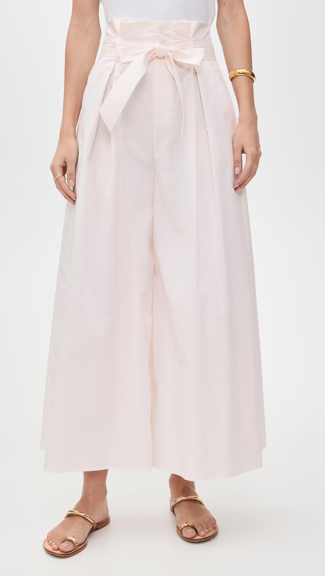 lowen paperbag cropped pants