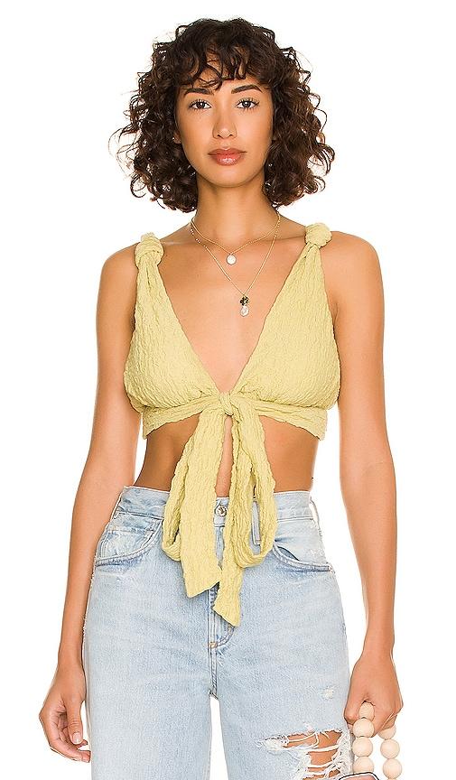 lpa basil top in yellow.