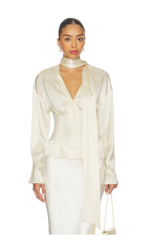 lpa cassidy blouse in ivory.