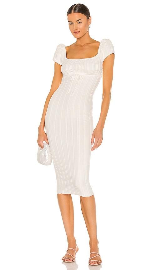 lpa coco dress in ivory.
